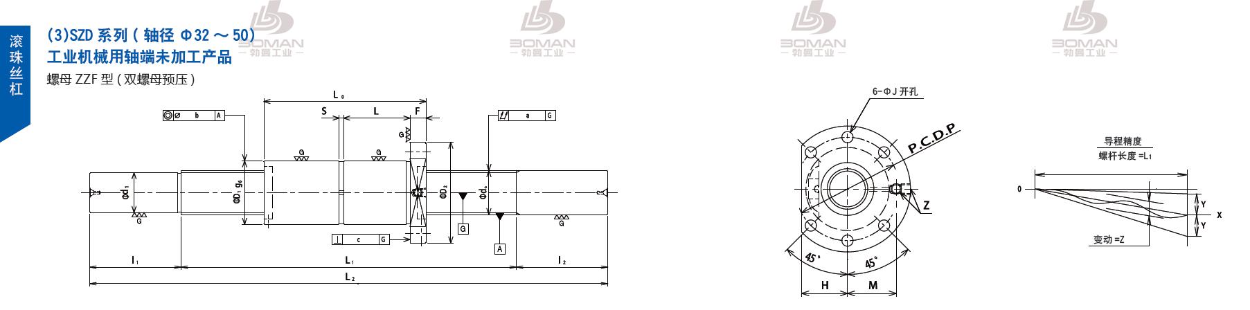 TSUBAKI SZD3210-1800C5-B tsubaki丝杆是哪里产的